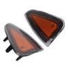 2 Pcs Front Turn Signal Light Cover 4806218AD Side Marker Lamp Cover Replacement for Dodge Charger LX SRT8 2006‑2010