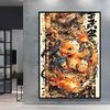 Canvas Painting Pokemon Charizard Cool Character Poster HD Printing Not Fading Modern Home Children's Bedroom Decor Holiday Gift