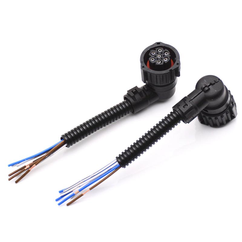 Pin Priză Auto Camion Pentru Conector Lumină Spată Sârmă Priză J6 cu 7 găuri