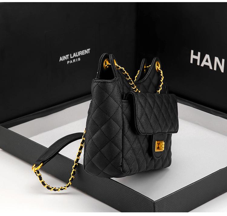 Fashionable ladies chain bag, small fragrant rhombus style shoulder bag, crossbody bag