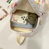 Schoolbag niche Japanese ins smudge bag women's simple design backpack 1011 new fashion commuter backpack