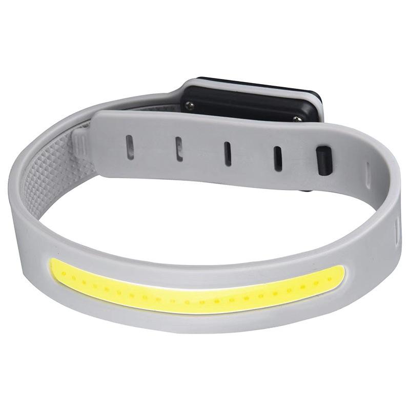 

Night Running COB Light USB Rechargeable Waist Strap Lights Built-in Battery Wide-Angle Illumination Hiking Cycling Riding Light Wrist&Arm Light,1pc