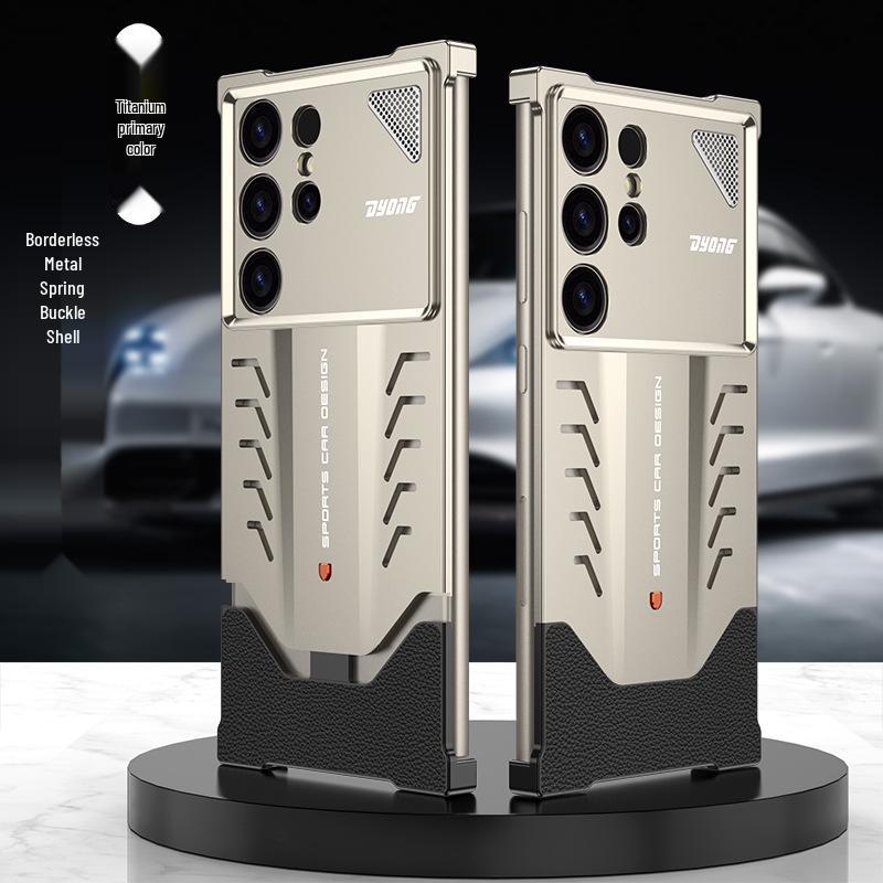 Samsung S26 Ultra Porsche Design Metal Borderless Heat Dissipation Phone Case S25 Ultra Samsung S25Ultra Porsche