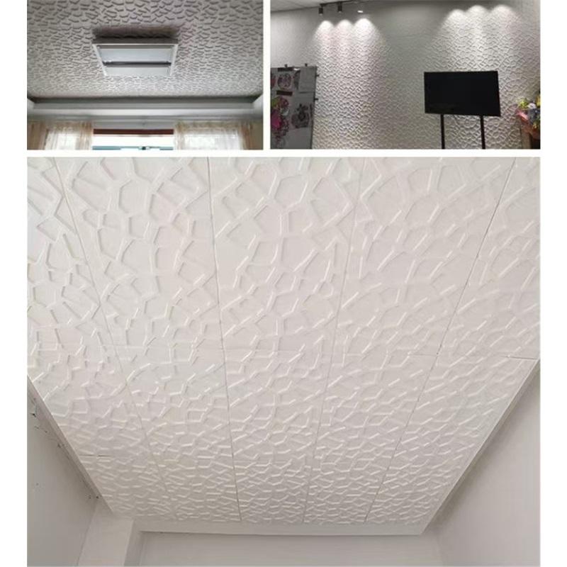 35x35cm 3D-väggklistermärken kreativ minimalistisk självhäftande heminredning för vardagsrum sovrum bakgrundsvägg 10-pack 15 20 25 dekorativa föremål