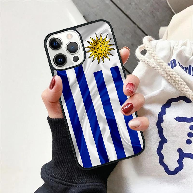 Uruguay National Flag Phone Case For iPhone 17 Air 15 16 Cover  11 13 14 Pro Max 12 Plus Max Fundas