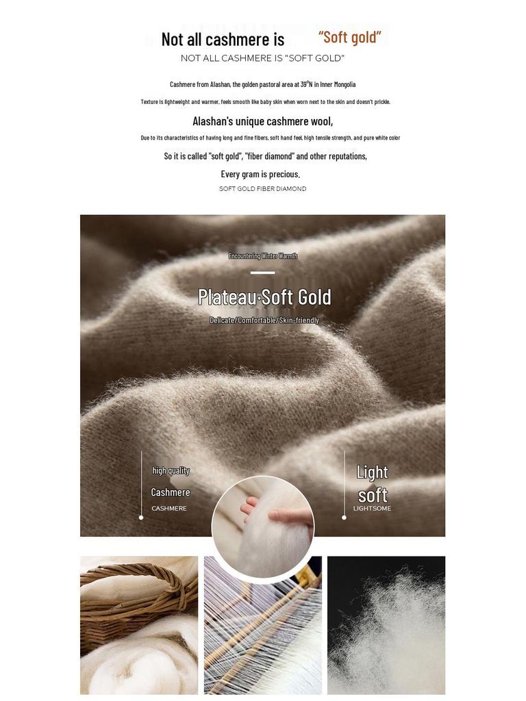 Men's Cashmere Polo Collar Sweater - Autumn/Winter Knit Base Layer