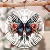 10 Inch Hanging Wind Spinner with 360 Degree Hook for Balcony Garden Decor Spring Summer Outdoor Decoration