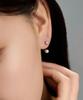 Lloyd Silver 925 Cubic And Pearl Two-Way Pin Earrings Lles26201S