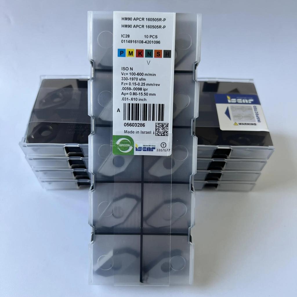ISCAR / HM90APCR160505R-P IC28 /Industrial indexable carbide inserts 10 Pcs