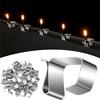 A84E-50PC Christmas Lights Gutter Hooks Galvanized Holiday Lights Roof Hooks Christmas Light Clips Xmas Light Gutter Hangersc Du