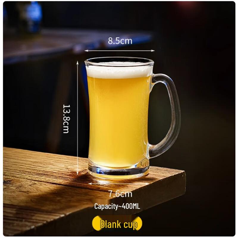 Langsai Creative Glass Beer Mug Set