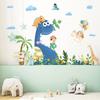 Kids Room Wall Stickers Cartoon Nursery Decoration Self Adhesive Removable Decor for Kindergarten Baby Bedroom Classroom
