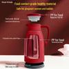 Large Capacity Red Glass Liner Thermos for Weddings, Office, and Home