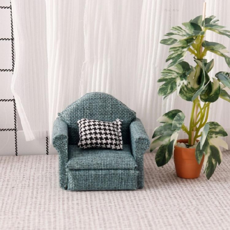 Dollhouses Plush Miniature Sofa Furniture For Toyhouses Jewelry Box Design Safe Childrens Play