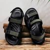 Beach Sandals Men's Summer Breathable Non-slip Deodorant Men's Shoes 2025 New Genuine Men's Outdoor Sports Slippers