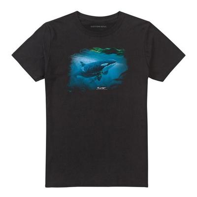 Wildlife Unisex Adult Pursuit Thru The Kelp Orca T-Shirt