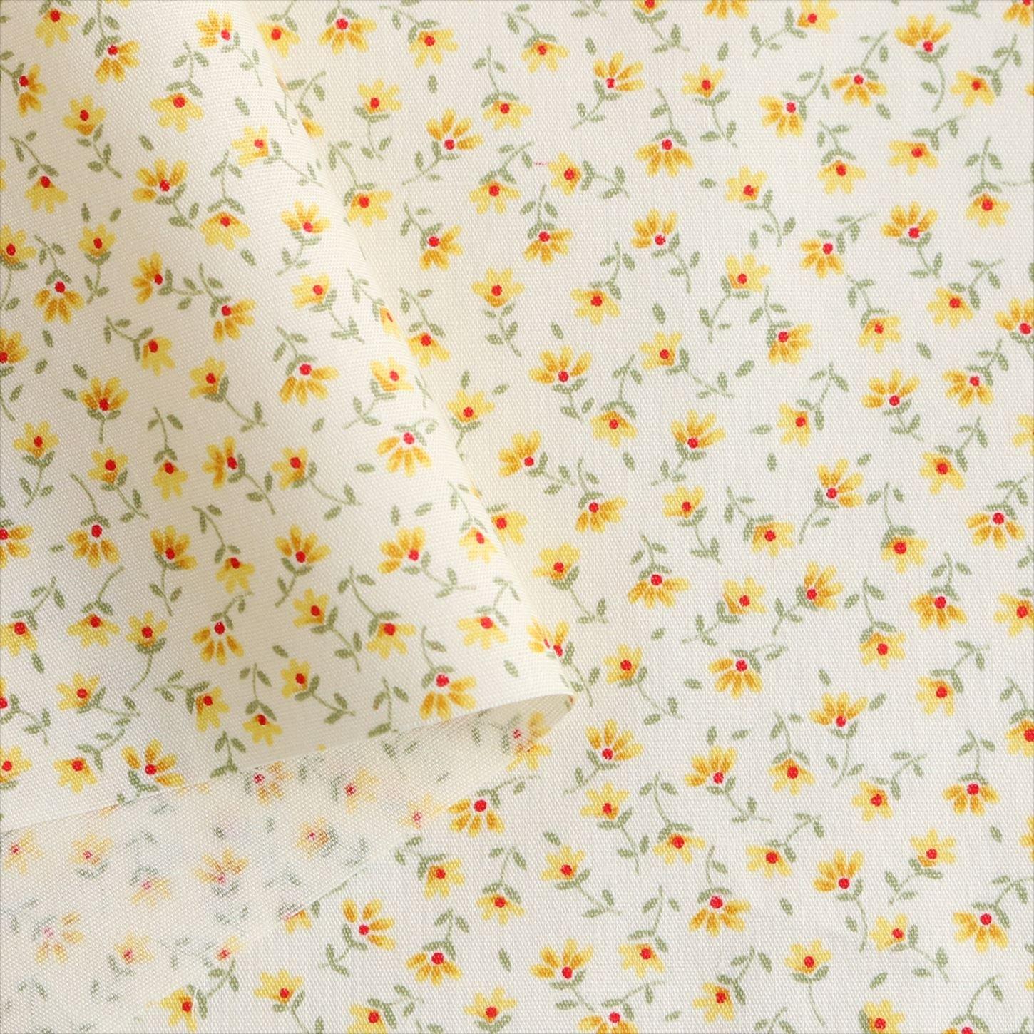 

Sojitz Fashion Floral Print 112cm Wide x 3m Craft Supplies Broadcloth, Yellow, Cut, B6100Z-3-2-3M,
