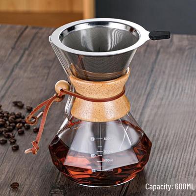 Changqi Glas Aufguss-Kaffeekanne