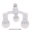 Screw E27 LED Base Light E27 to E27 Splitter Adapter Lamp Holder  E27 Socket Blub Holder Converter 3 in 1 / 4 in 1 / 5 in 1