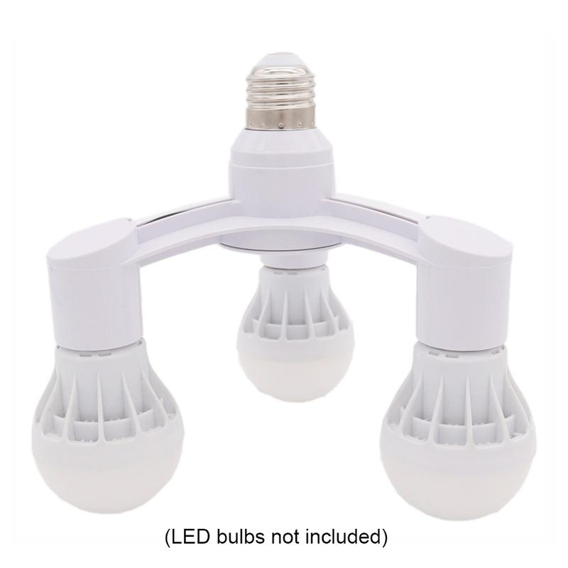 Screw E27 LED Base Light E27 to E27 Splitter Adapter Lamp Holder E27 Socket Blub Holder Converter 3 in 1 / 4 in 1 / 5 in 1