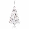 Exclusive House - Pre-lit Artificial Christmas Tree and White Baubles 120 Cm PVC