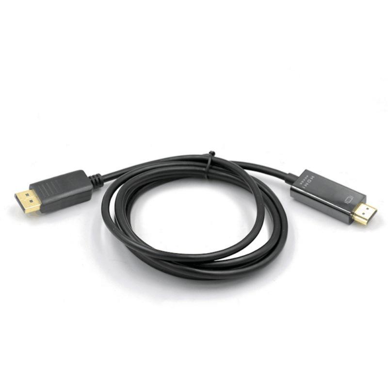 1.8m DP To HDMI Cable - Male To Male, 4K HD Monitor Connection