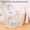 Shower Caddy Basket, Thickened PP Sturdy Organizer, with Reinforced Soft Handle, Quick-Dry Drainage Hole Design Basket, for Bathroom Kitchen Balcony
