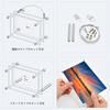 BValley Clear Acrylic Photo Frame, Stand Type, for Pictures and Posters, Horizontal or Vertical Use (210x297mm, A4 Size)