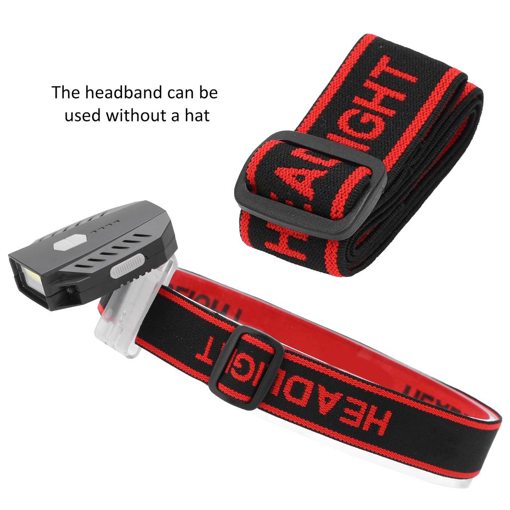 Induction Headlight Waterproof Rechargeable Stable Portable Fishing Headlamp