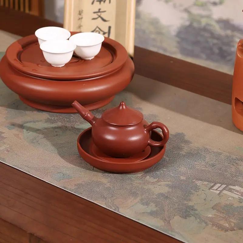 120cmYixing Handmade Purple Clay Teapots Ball Shaped Infuser Xishi Tea Pot Beauty Kettle Customized Zisha Tea Set Authentic