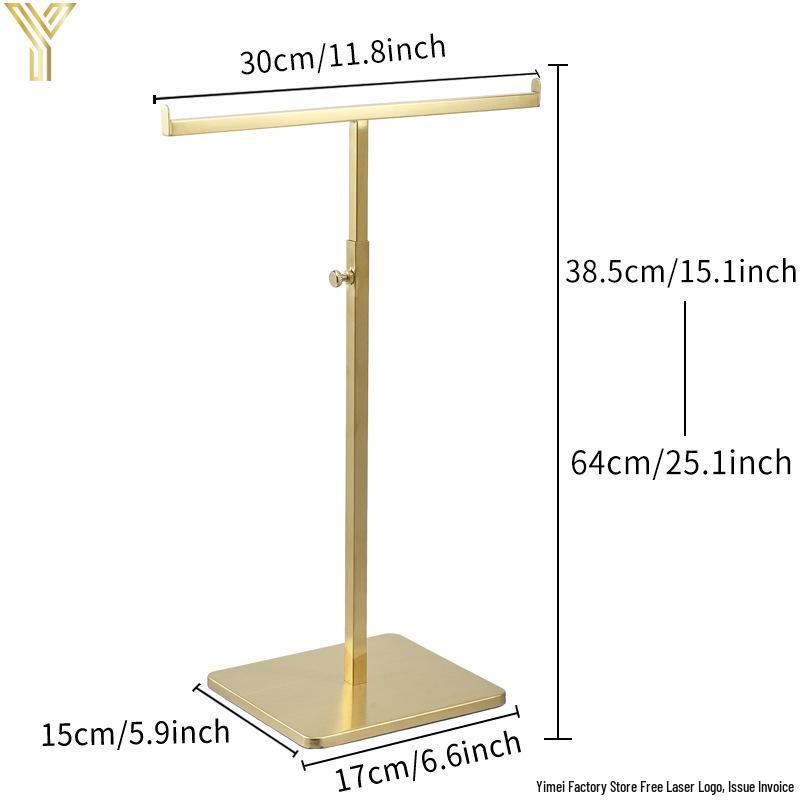 Stainless Steel Multifunctional Clothing and Accessories Display Rack
