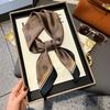 Silk scarf women's neck new scarf with coat 70 small square scarf scarf mother high-end scarf