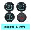 3 Types of Bases 75mm Wheel Hub Center Cap for BRABUS W203 W204 W205 W206 W117 W124 W212 W166 W176 W177 GLA GLC CLA CLS Hubcap