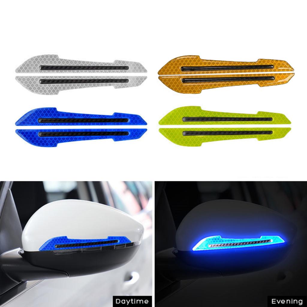 Car Reflective Stickers, Door Border Collision Strips, Leaf Boards, Creative Personality, Rearview Mirror Stickers, Body Scratches, Occlusion