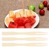 800Pcs Mini Two-prong Fork Dessert Pick Smooth Burr-free Tip Snack Fork Outdoor Snack Eating