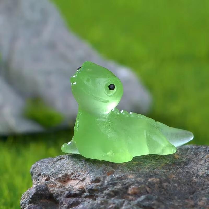 10ks/set Mini ještěrky Glow At Dark Lizard Vivárium DIY doplňky Mimiaturní figurky Pohádkové zahradní dekorace Kawaii Animals