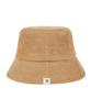 Bajal Corduroy Label Bucket Hat Brown