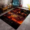 Mountain Rider Sunset Carpet Home Decor Living Room and Bedroom Mats Dormitory Decoration Art Bathroom Mat
