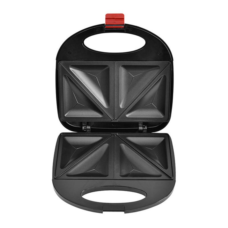 750W Double Sided Heating Electric Breakfast Machine Intelligent Temperature Control Waffle Maker Hot Press Bread Maker