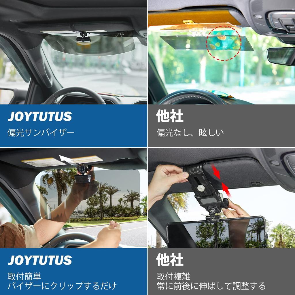 JOYTUTUS Car Sun Visor, General Purpose for Trucks, Polarized Sun Visor, Front Sun Visor,