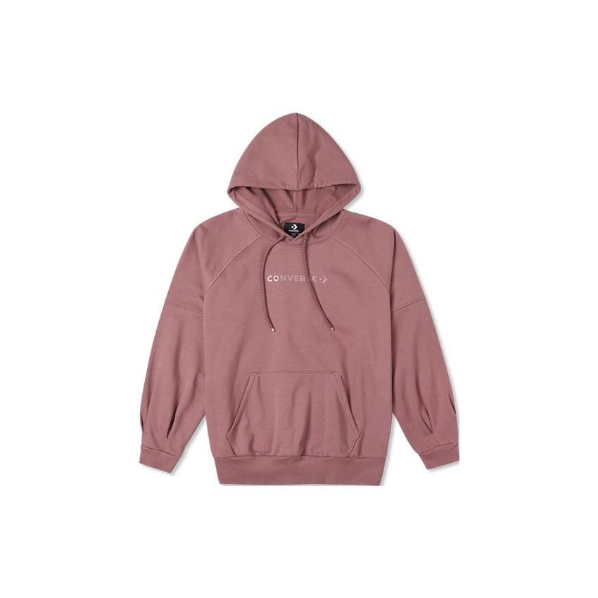 (WMNS) Converse Twisted Knits Hoodie Asia Sizing  Pink  Women s 10024670-A02 L