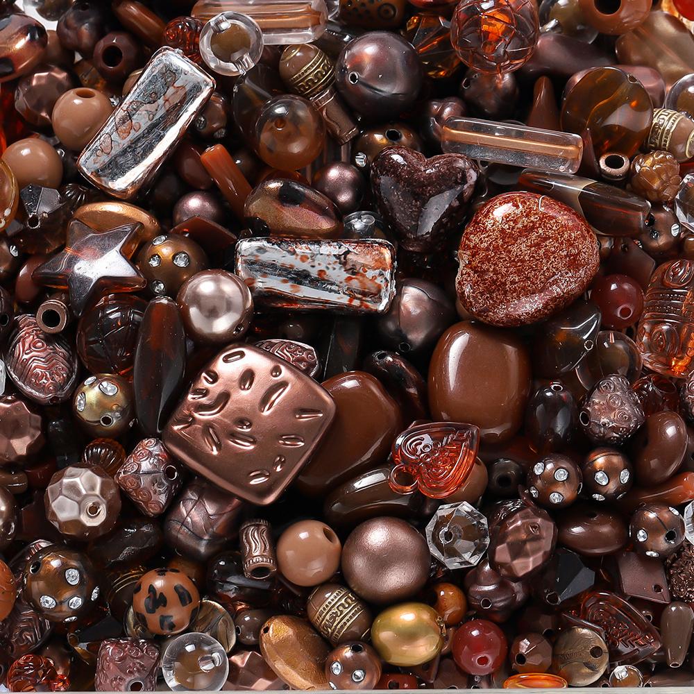 20g/Lot Mixed Shape Beads Acrylic Loose Spacer Bead for DIY Handmade Bracelet Necklace Jewelry Making Accessories Supplies