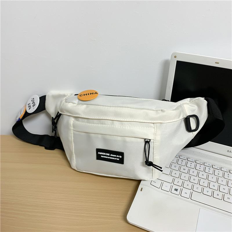 

Нагрудная сумка мужская японская ins Harajuku спортивная сумка-мессенджер повседневная универсальная сумка для инструментов маленький рюкзак модная br женская студенческая поясная сумка белый