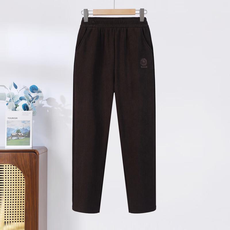 Hodo Women's Corduroy Plush Lined Tapered Pants