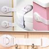 10PCS Durable Child Safety Cabinet Lock White Baby Safety Locks Kids Safety Door Lock  Cupboard