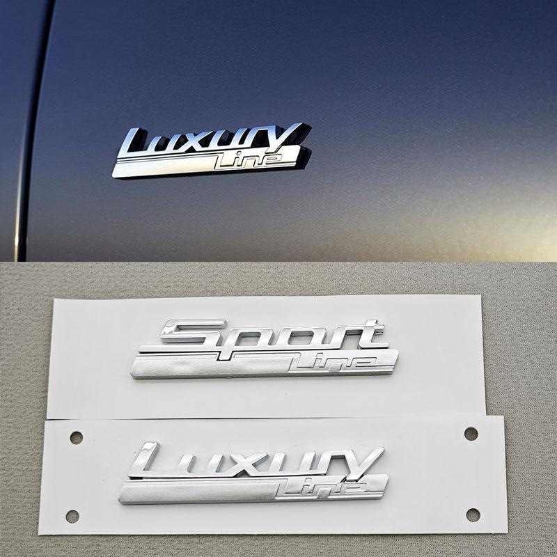 3D ABS Sport Luxury Line Emblem Car Fender Badge Stickers For BMW 520i 530i 330i 320i 518i F30 F10 G30 G20 E46 E39 Accessories