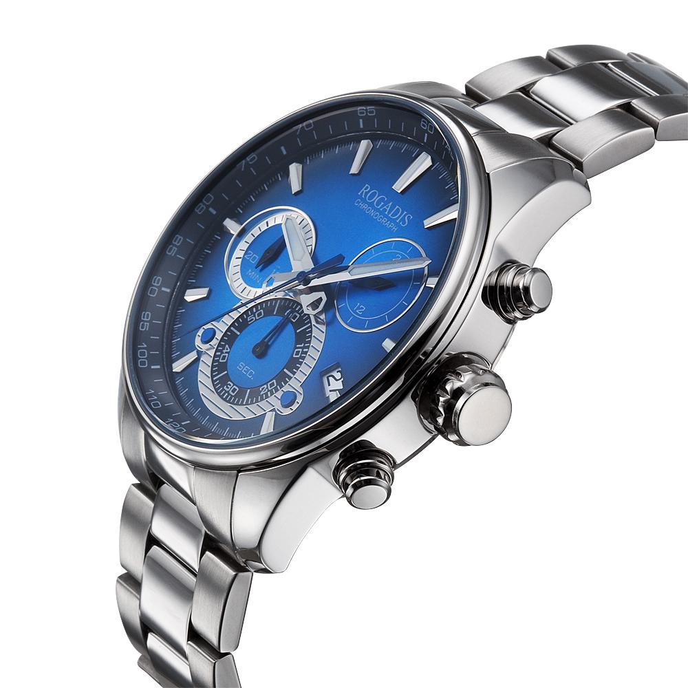 Logadiseu Men'S Chronograph Metal Watch Dh181201_Bl