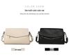 Top Layer Cowhide Women's 2025 Fashion Genuine Leather Large Capacity Crossbody Pillow Bag
