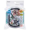 Skater Children's Lunch Box, 1 Tier, 360ml, with Core (Side Dishes Container), Dome Shape, Fluffy Kids Lunch, Antibacterial Treatment, Made In Japan,
