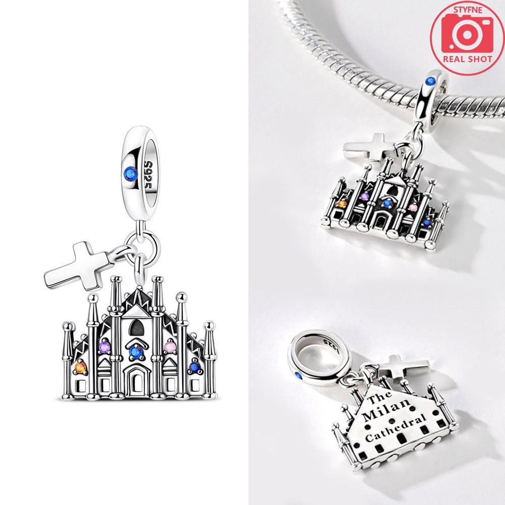 תליון קולוסאום צבעי נחושת חרוזי קסם מתאימים לצמיד קסם מקורי חרוזים לנשים יצירת תכשיטים מתנות